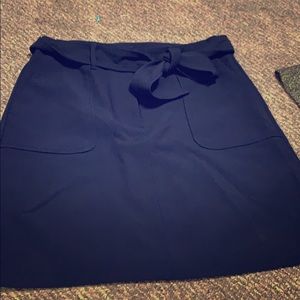 Navy blue skirt- it was too big for me in this pic